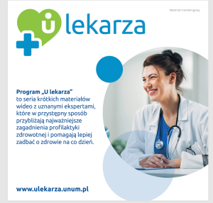 Ulotka program "U lekarza"