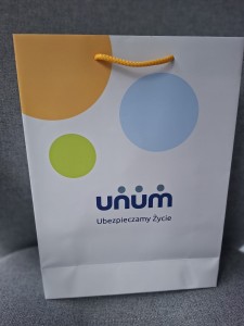 Torebka papierowa A5 - barwy kampanii Ja w Swoim wieku
