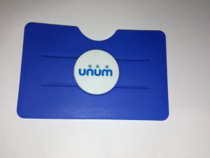 Uchwyt do telefonu, etui na karty kredytowe z 1 przegrodą, mocowanie na taśmę